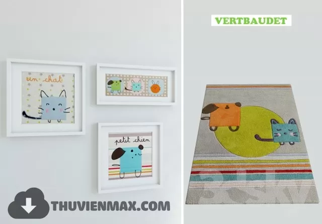 3DSKYFREE – CHILDROOM 3DS MAX MODELS