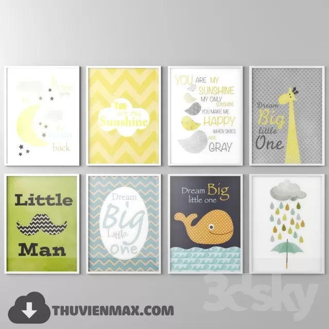 3DSKYFREE – CHILDROOM 3DS MAX MODELS