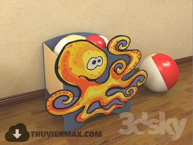 3DSKYFREE – CHILDROOM 3DS MAX MODELS