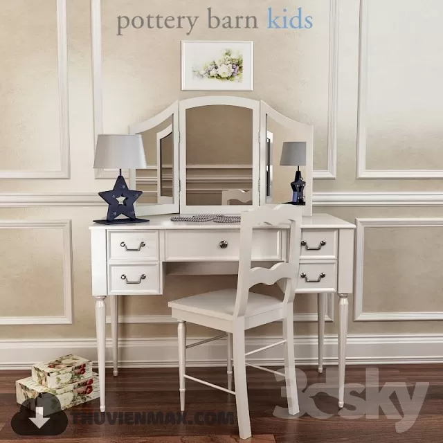 3DSKYFREE – CHILDROOM 3DS MAX MODELS