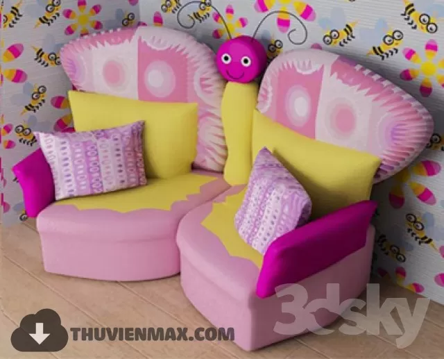 3DSKYFREE – CHILDROOM 3DS MAX MODELS