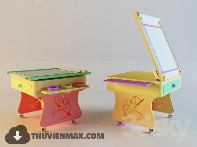 3DSKYFREE – CHILDROOM 3DS MAX MODELS