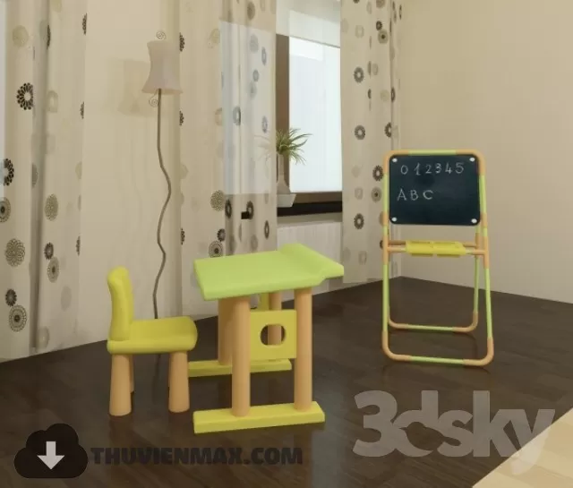 3DSKYFREE – CHILDROOM 3DS MAX MODELS
