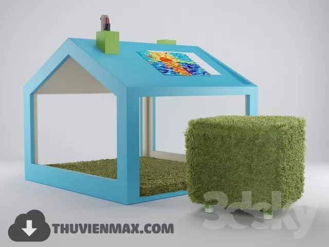 3DSKYFREE – CHILDROOM 3DS MAX MODELS