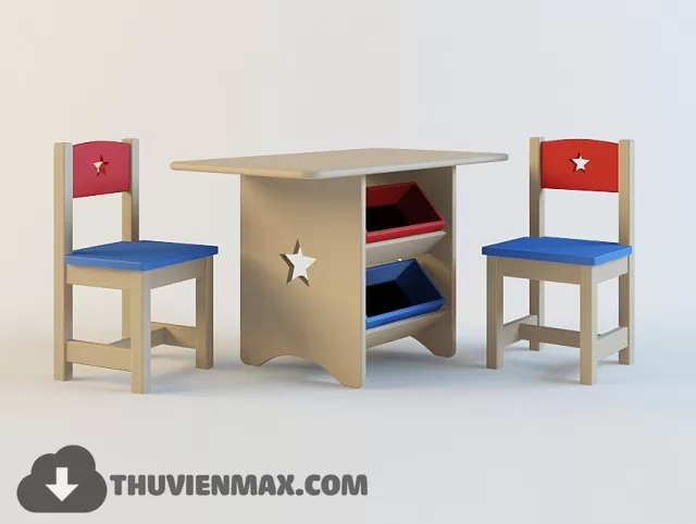3DSKYFREE – CHILDROOM 3DS MAX MODELS