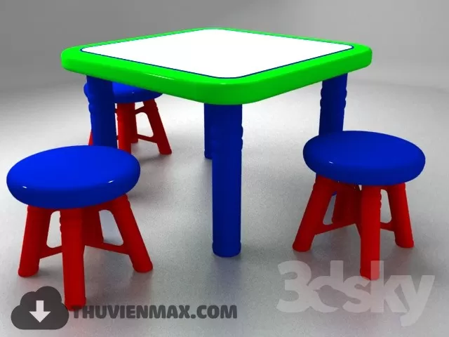 3DSKYFREE – CHILDROOM 3DS MAX MODELS