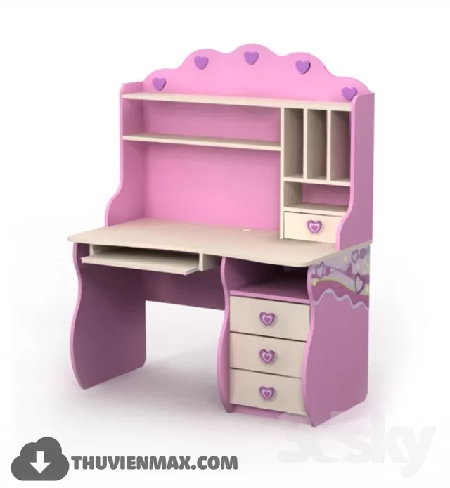 3DSKYFREE – CHILDROOM 3DS MAX MODELS
