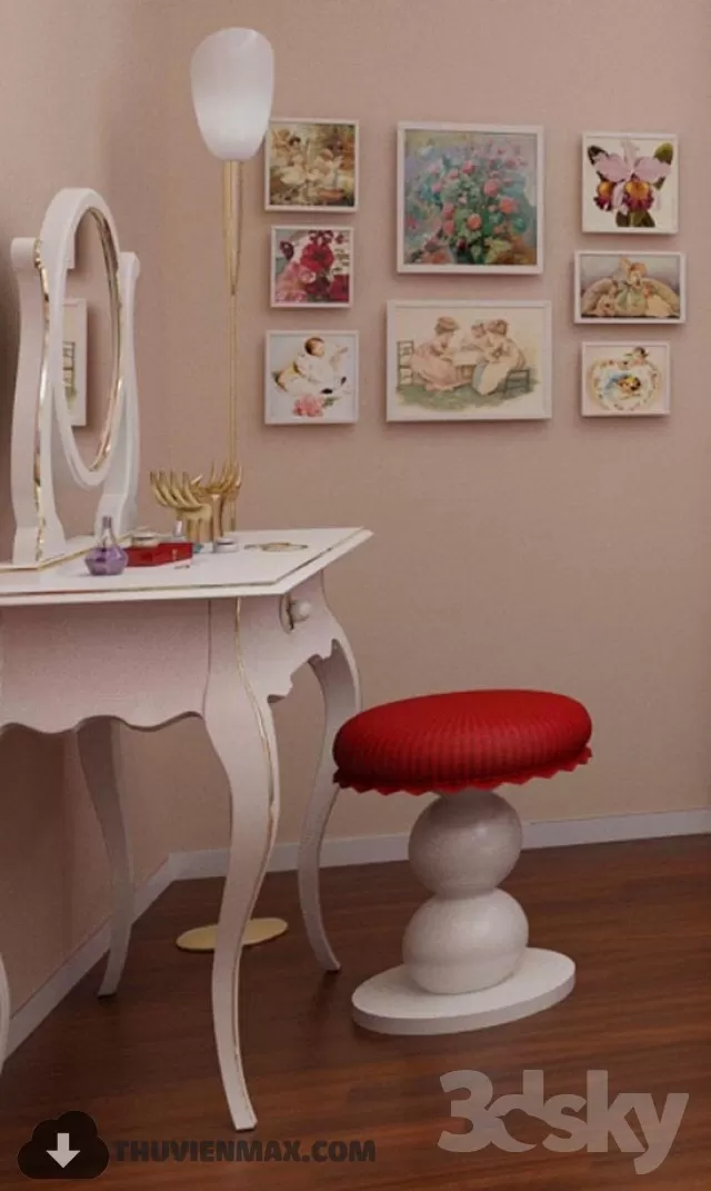 3DSKYFREE – CHILDROOM 3DS MAX MODELS