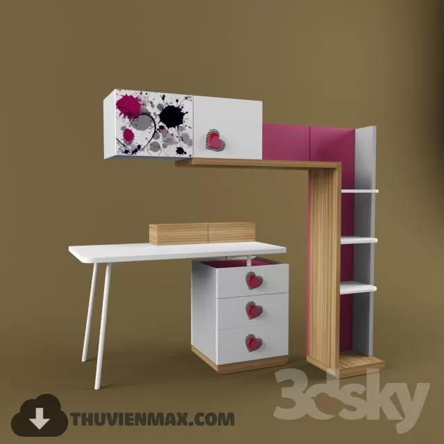3DSKYFREE – CHILDROOM 3DS MAX MODELS