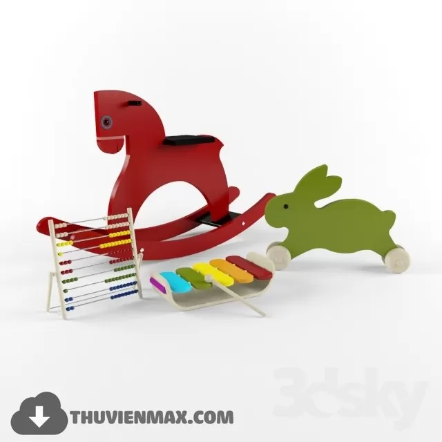 3DSKYFREE – CHILDROOM 3DS MAX MODELS