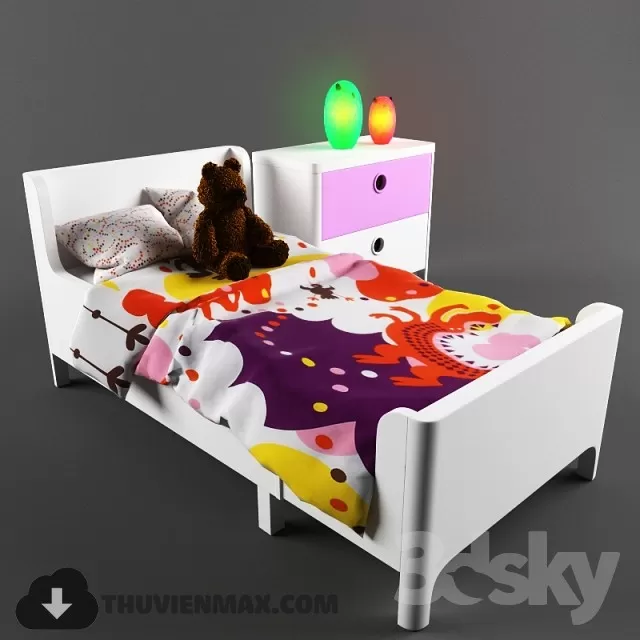 3DSKYFREE – CHILDROOM 3DS MAX MODELS