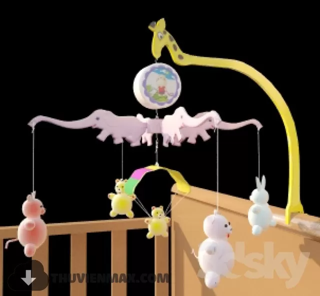 3DSKYFREE – CHILDROOM 3DS MAX MODELS