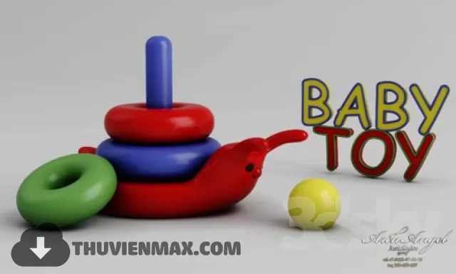 3DSKYFREE – CHILDROOM 3DS MAX MODELS