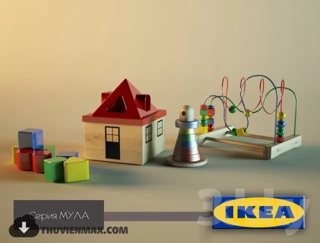 3DSKYFREE – CHILDROOM 3DS MAX MODELS