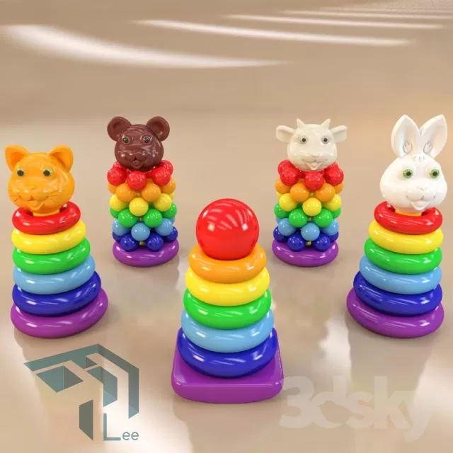 3DSKYFREE – CHILDROOM 3DS MAX MODELS