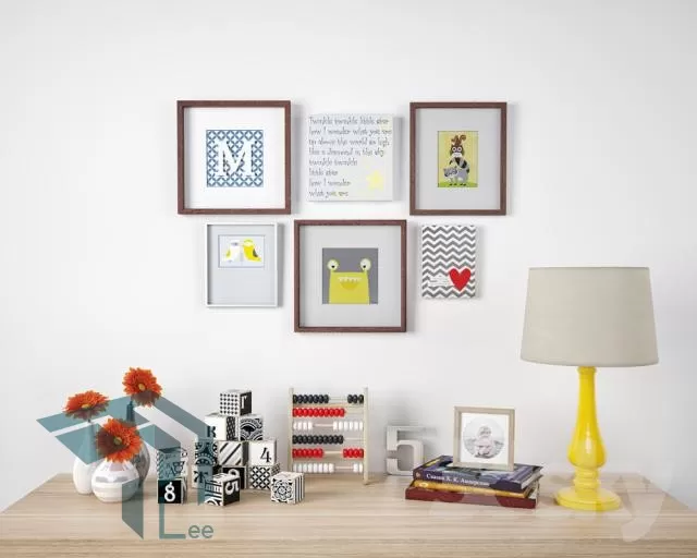 3DSKYFREE – CHILDROOM 3DS MAX MODELS