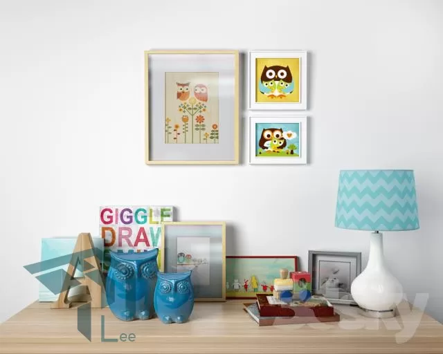 3DSKYFREE – CHILDROOM 3DS MAX MODELS