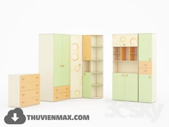 3DSKYFREE – CHILDROOM 3DS MAX MODELS