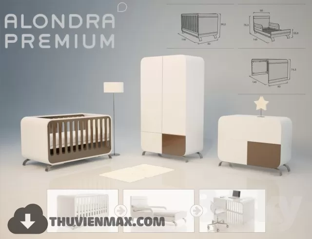 3DSKYFREE – CHILDROOM 3DS MAX MODELS