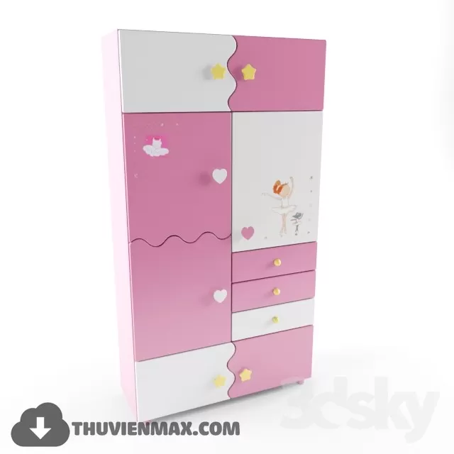 3DSKYFREE – CHILDROOM 3DS MAX MODELS