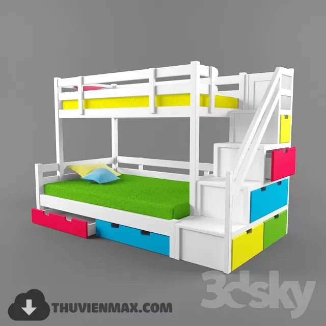 3DSKYFREE – CHILDROOM 3DS MAX MODELS