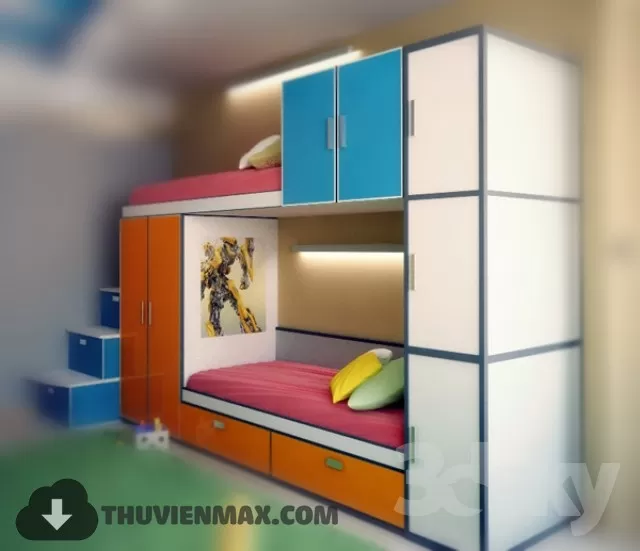 3DSKYFREE – CHILDROOM 3DS MAX MODELS