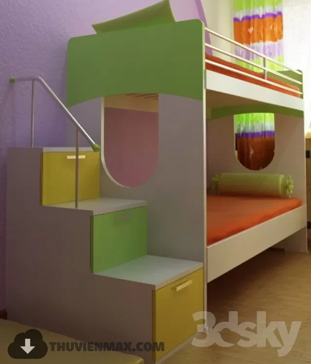 3DSKYFREE – CHILDROOM 3DS MAX MODELS