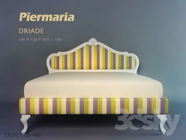 3DSKYFREE – CLASSIC - BED 3DS MAX MODELS