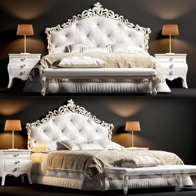 CLASSIC - BED 3D MODELS