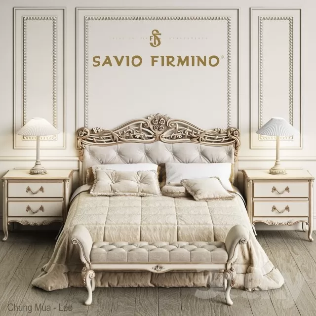 3DSKYFREE – CLASSIC - BED 3DS MAX MODELS