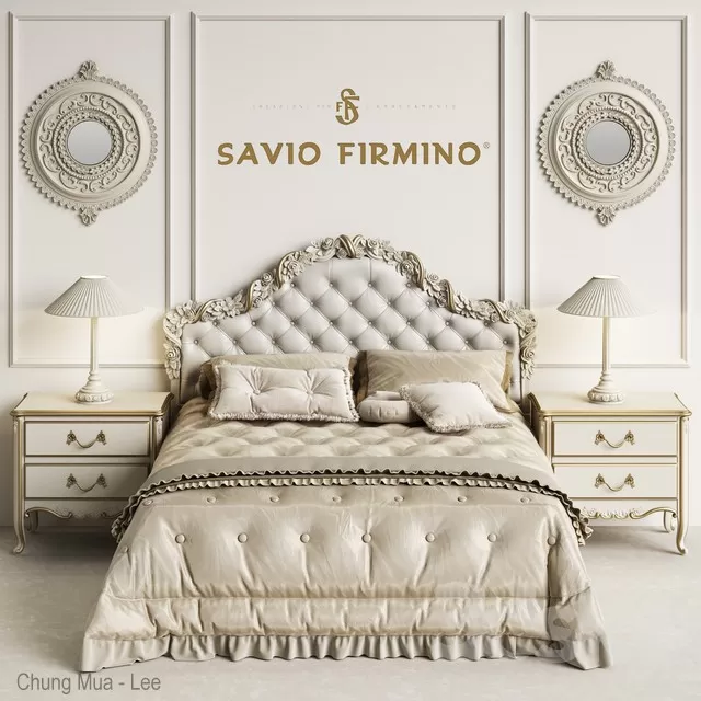 3DSKYFREE – CLASSIC - BED 3DS MAX MODELS