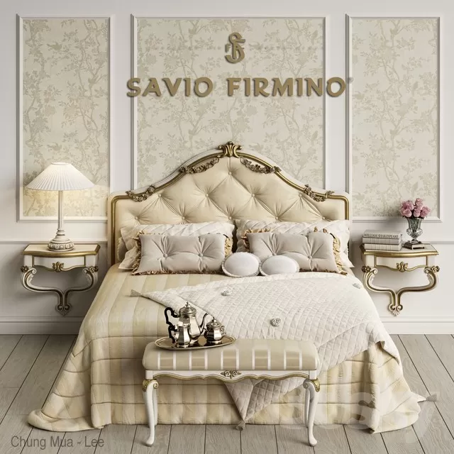 3DSKYFREE – CLASSIC - BED 3DS MAX MODELS