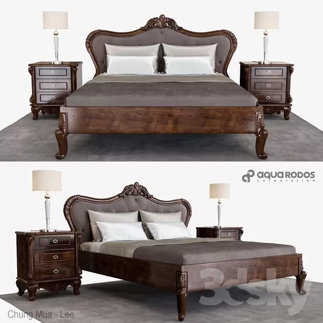 CLASSIC - BED 3D MODELS