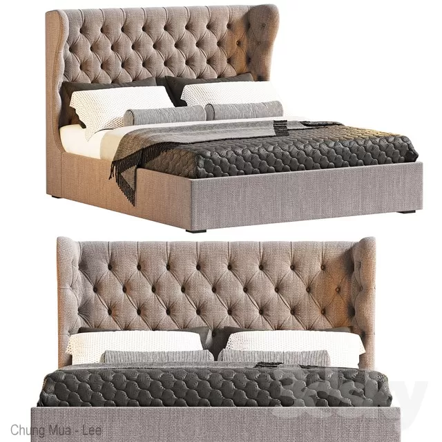 CLASSIC - BED 3D MODELS