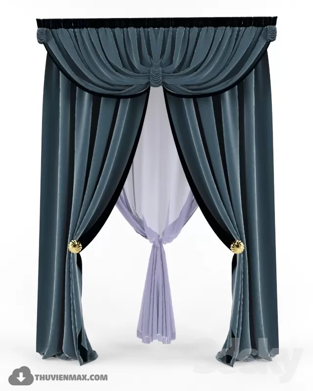 3DSKYFREE – CLASSIC - CURTAIN 3DS MAX MODELS