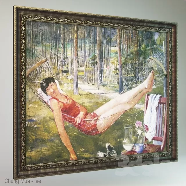 3DSKYFREE – CLASSIC - DECOR - FRAME 3DS MAX MODELS