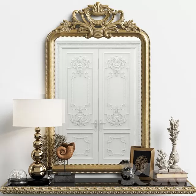 3DSKYFREE – CLASSIC - DECOR - MIRROR 3DS MAX MODELS