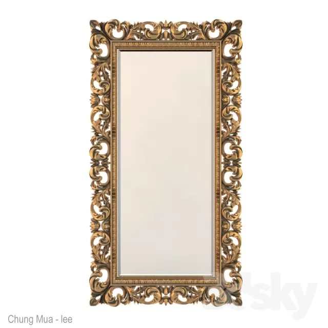 3DSKYFREE – CLASSIC - DECOR - MIRROR 3DS MAX MODELS