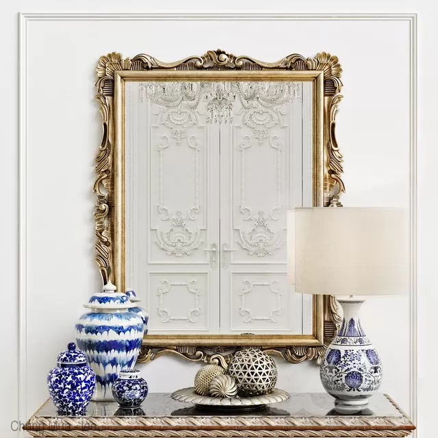 3DSKYFREE – CLASSIC - DECOR - MIRROR 3DS MAX MODELS