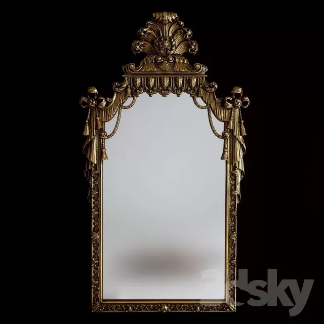 3DSKYFREE – CLASSIC - DECOR - MIRROR 3DS MAX MODELS