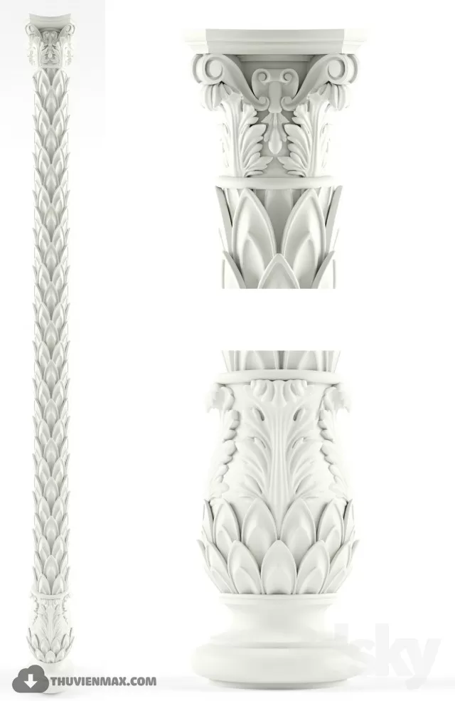 3DSKYFREE – CLASSIC - DETAIL 3DS MAX MODELS