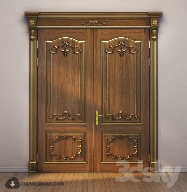 3DSKYFREE – CLASSIC - DOOR 3DS MAX MODELS