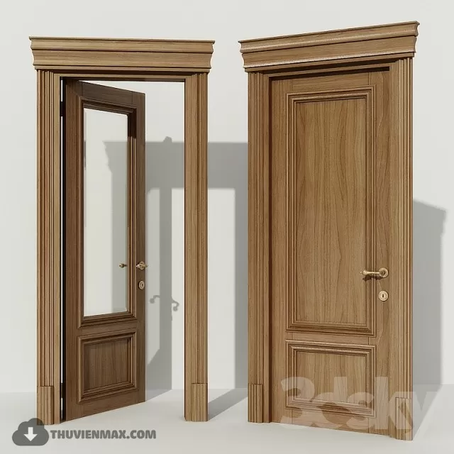 3DSKYFREE – CLASSIC - DOOR 3DS MAX MODELS