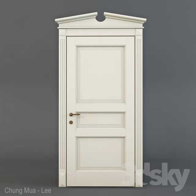 3DSKYFREE – CLASSIC - DOOR 3DS MAX MODELS