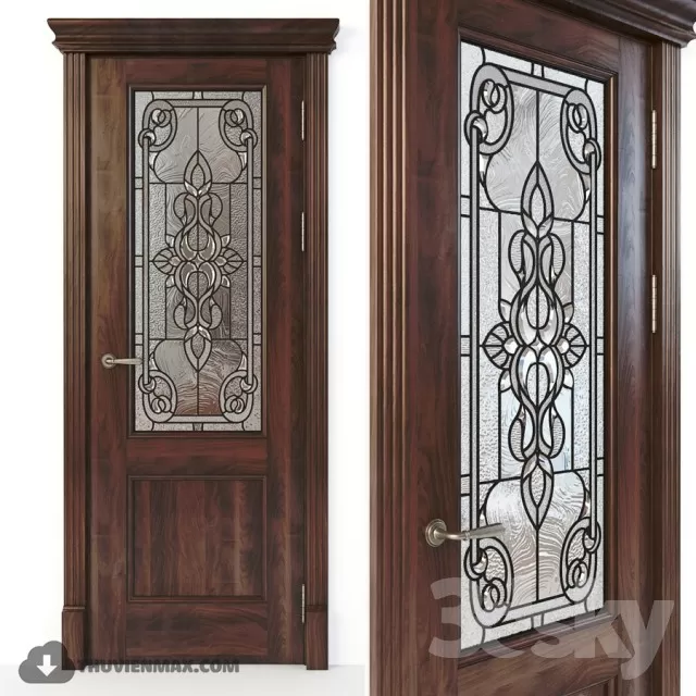 3DSKYFREE – CLASSIC - DOOR 3DS MAX MODELS