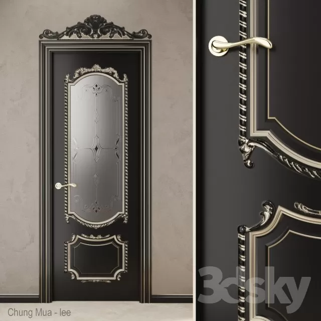 3DSKYFREE – CLASSIC - DOOR 3DS MAX MODELS