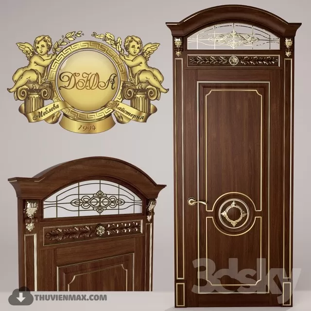 3DSKYFREE – CLASSIC - DOOR 3DS MAX MODELS
