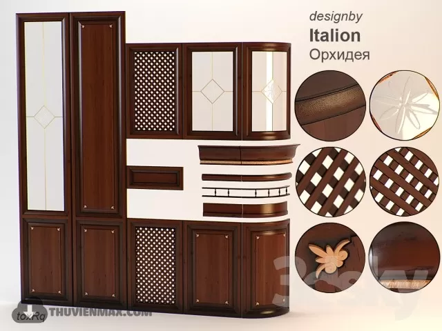 3DSKYFREE – CLASSIC - KITCHEN 3DS MAX MODELS