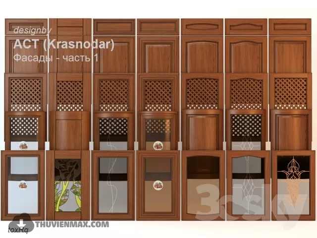 3DSKYFREE – CLASSIC - KITCHEN 3DS MAX MODELS