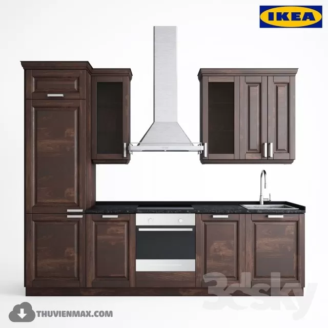 3DSKYFREE – CLASSIC - KITCHEN 3DS MAX MODELS